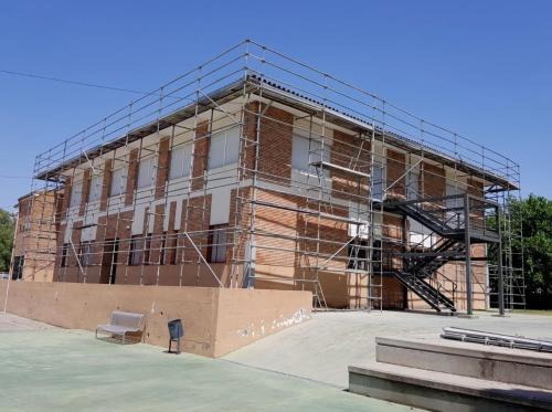 Reparación cubierta IES Mor de Fuentes